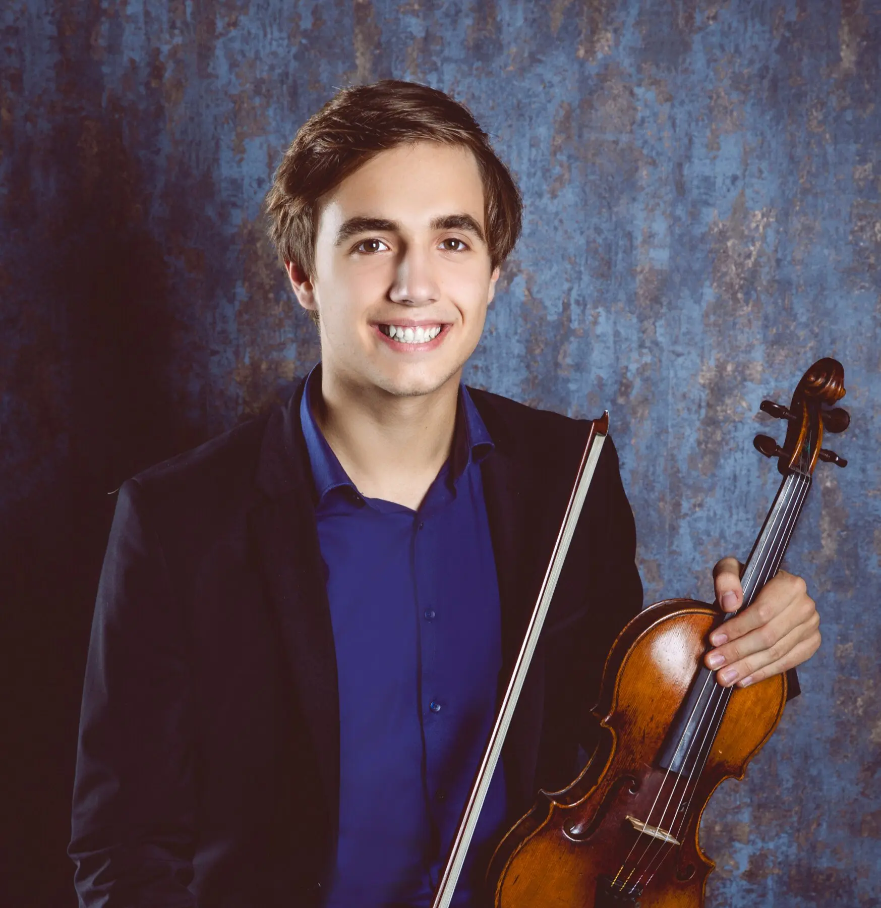 Lewin Creuz mit seiner Violine